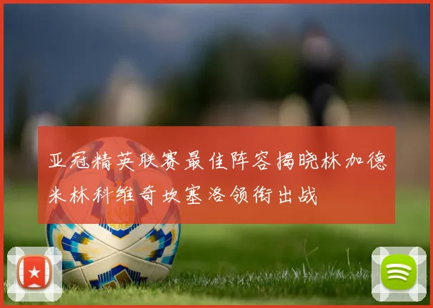 亚冠精英联赛最佳阵容揭晓林加德米林科维奇坎塞洛领衔出战